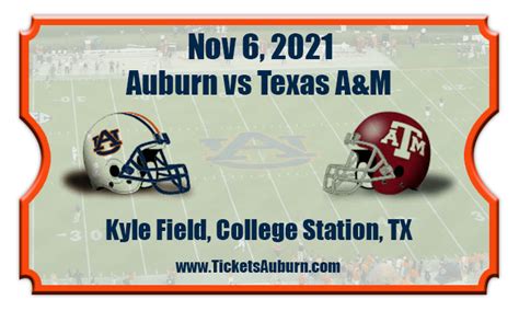 auburn texas a&m radio|auburn Texas a&m tickets.